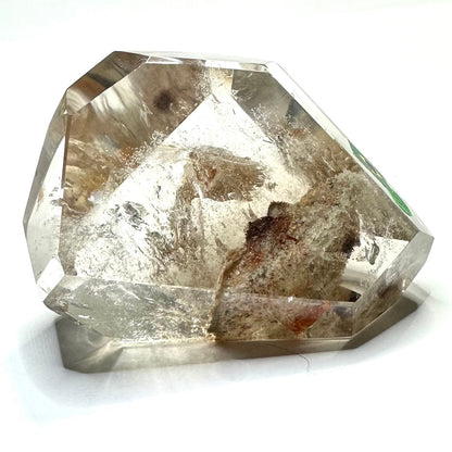 One of a Kind Garden Quartz with Rainbow Inclusions Freeform Stone-3 x 2"