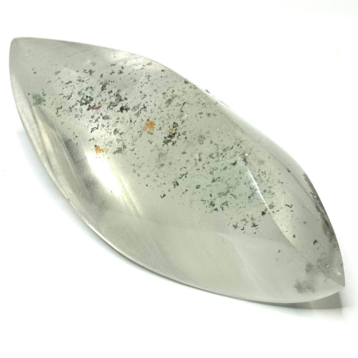 One of a Kind Carved and Polished Chlorite Quartz Stone-4 1/4 x 1 1/4"