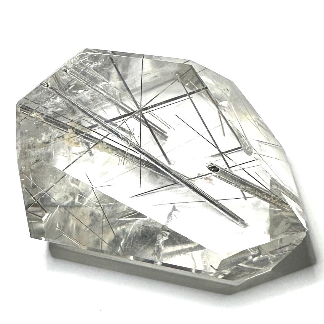 One of a Kind Rutile Quartz Freeform Stone-3 x 2 1/4"