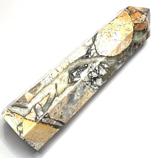 One of a Kind Maligano Jasper Stone Tower-7 1/2 x 2 1/4" (NC5312)