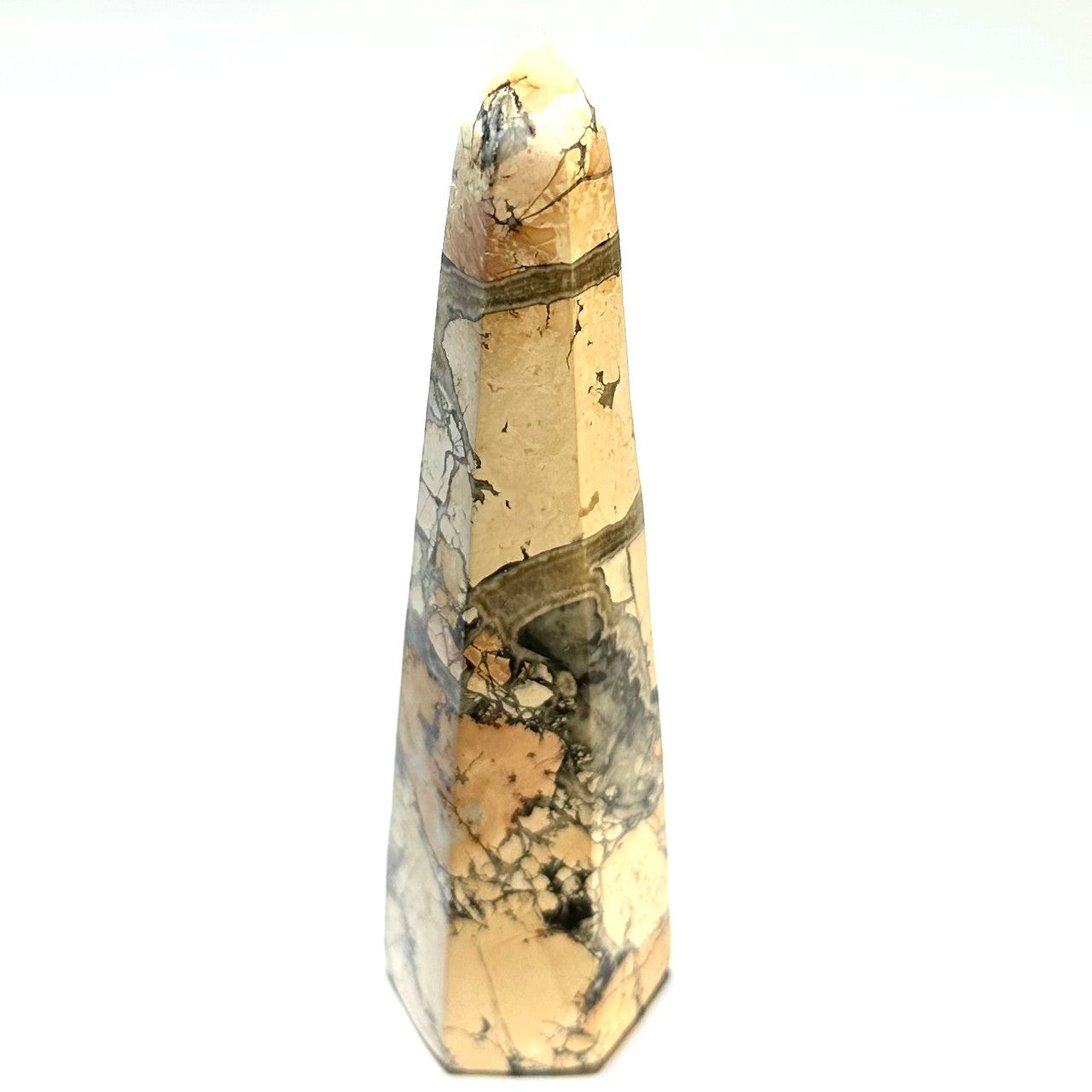 One of a Kind Maligano Jasper Stone Tower-4 3/4 x 1 1/4-NC6199"