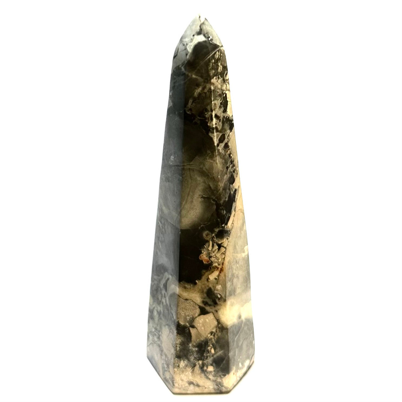 One of a Kind Maligano Jasper Stone Tower-4 1/2 x 1 1/4"-NC6200