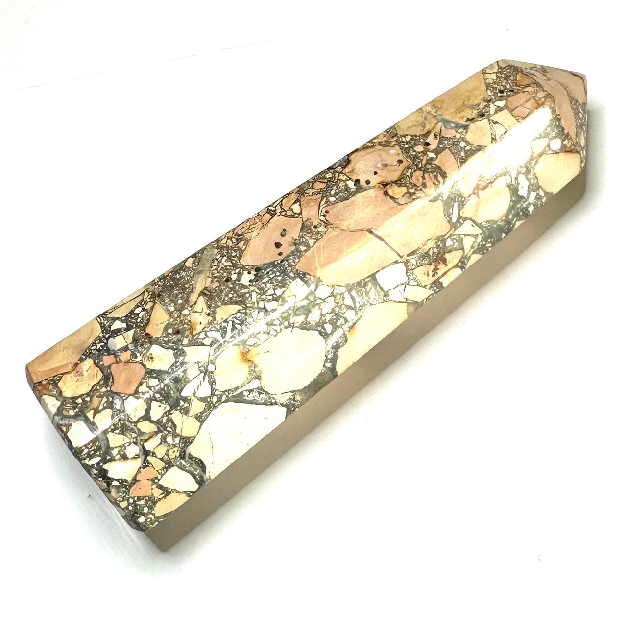 One of a Kind Maligano Jasper Stone Tower-4 3/4 x 1 1/4"-NC6201