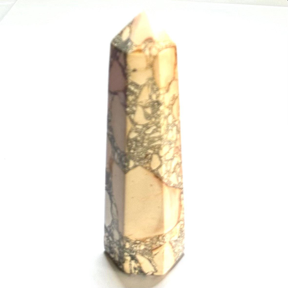 One of a Kind Maligano Jasper Stone Tower-4 3/4 x 1 1/4"-NC6201