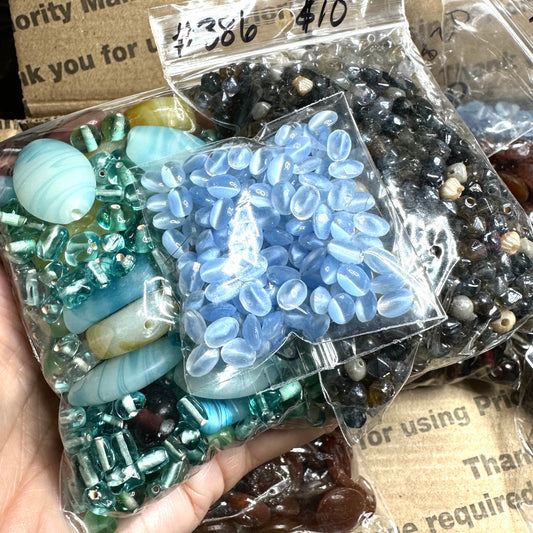Mixed Glass Bead/Cabochon/Pendant/Crystal Box Deal!!!-SALE7545