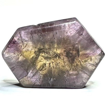 RARE-One of a Kind Super Seven + Ametrine and Pyrite Stone Slab-2 x 1 1/2"