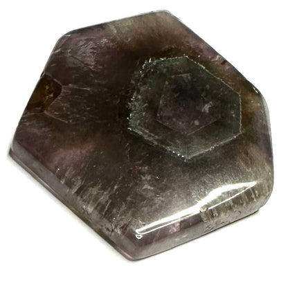 Super 7 + Ametrine and Pyrite Stone Slab-2 x 2 1/4"