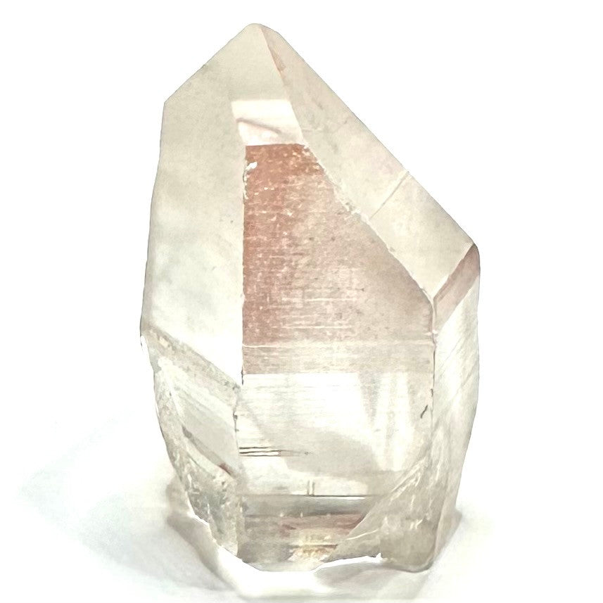 One of a Kind Raw Pink Lithium with Rainbow Inclusions Point-2 x 1 1/4"