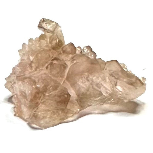 RARE-One of a Kind Canga Rosa Crystalized Rose Quartz Druzy Cluster-1 1/2 x 1"