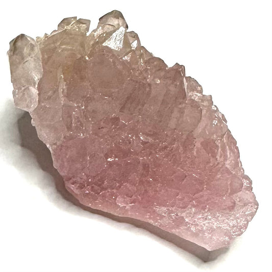 RARE-One of a Kind Canga Rosa Crystalized Rose Quartz Druzy Cluster-1 1/2 x 1"-NC6291