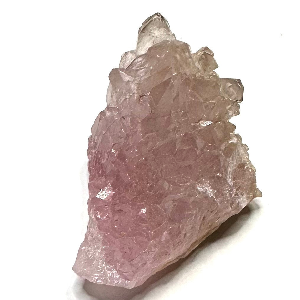 RARE-One of a Kind Canga Rosa Crystalized Rose Quartz Druzy Cluster-1 1/2 x 1"-NC6291