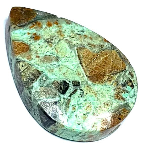 One of a Kind Chrysocolla Teardrop Cabochon-31 x 22m (CAB4939)