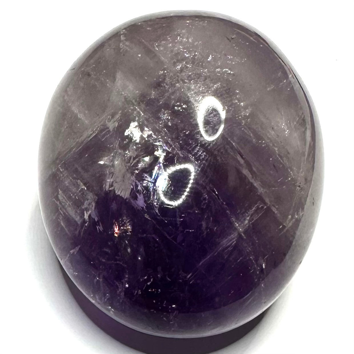 One of a Kind Amethyst Palm Stone-2 1/4 x 1 3/4"