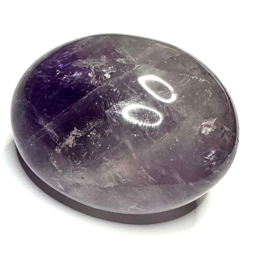 One of a Kind Amethyst Palm Stone-2 1/4 x 1 3/4"
