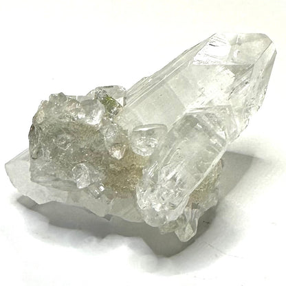 One of a Kind Apophyllite with Rainbow Inclusions Crystal Cluster-1 1/2 x 1 1/2"