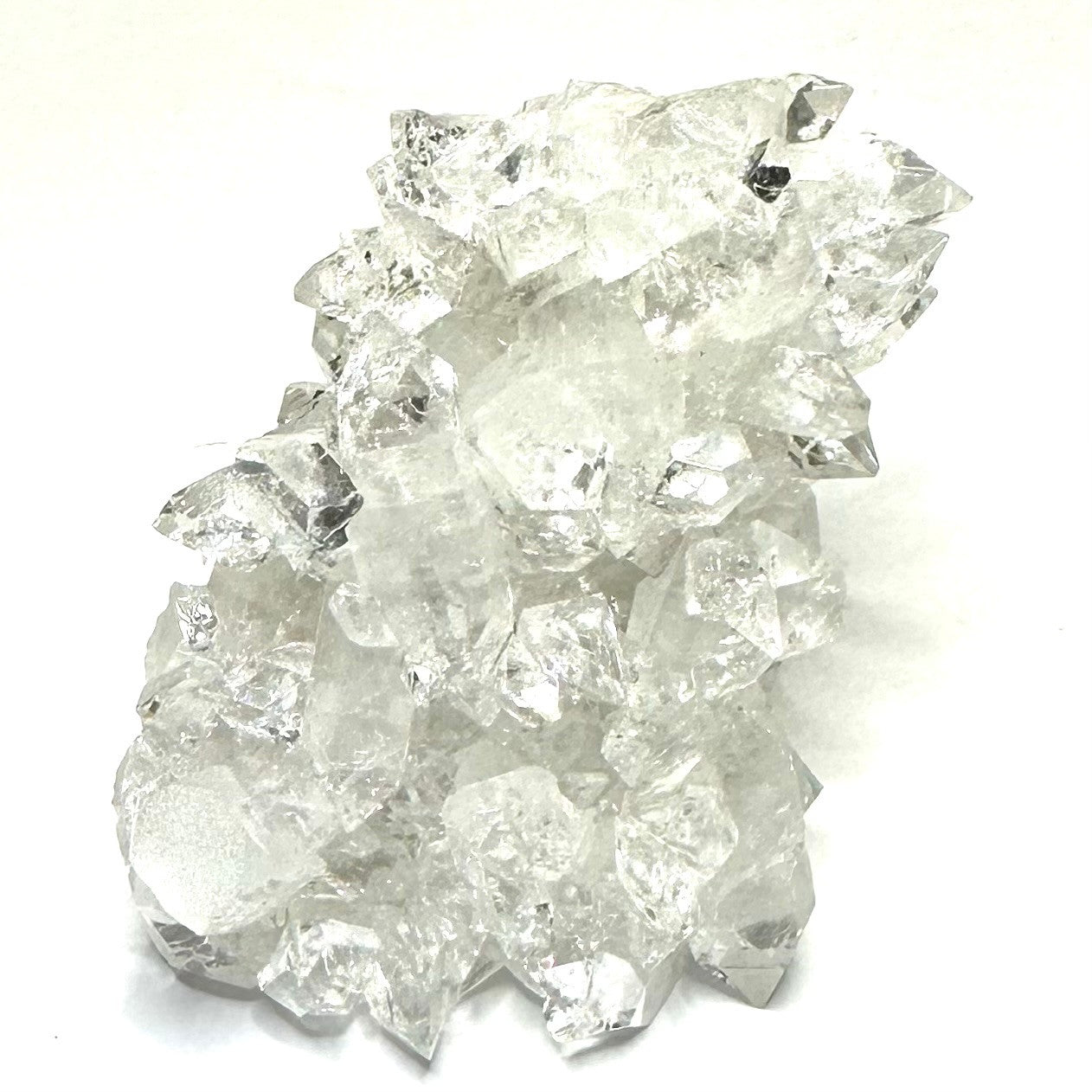 One of a Kind Apophyllite with Rainbow Inclusions Crystal Cluster-3 x 2"