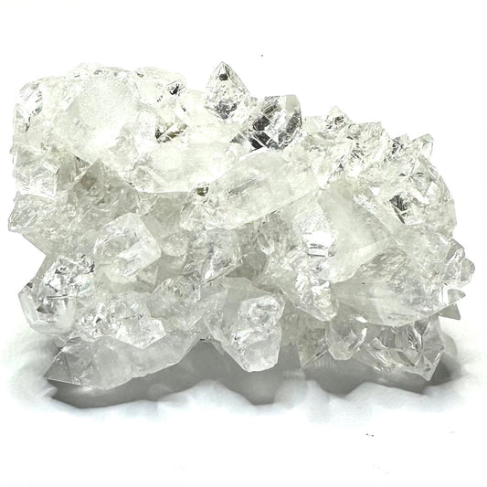 One of a Kind Apophyllite with Rainbow Inclusions Crystal Cluster-3 x 2"