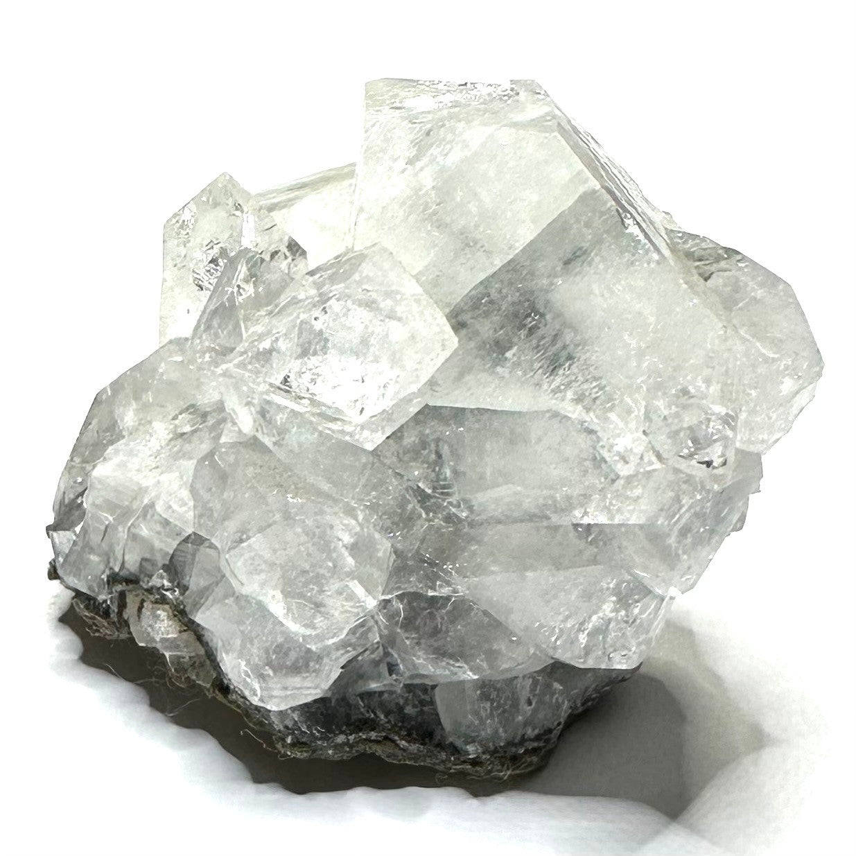 One of a Kind Apophyllite with Rainbow Inclusions Crystal Cluster-3 x 2"-NC6338