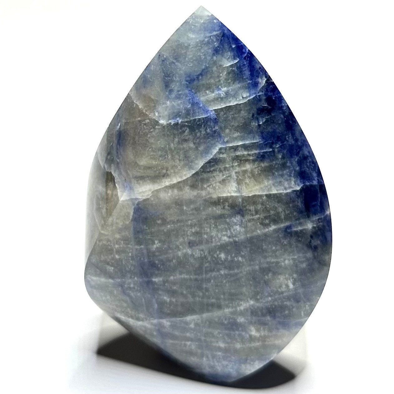 One of a Kind Sodalite Flame Tower Stone-4 1/2 x 2 1/2"