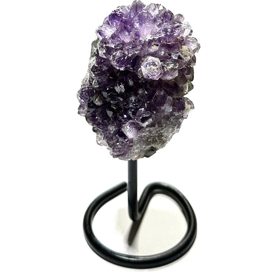 One of a Kind Amethyst Cluster on Stand-5"