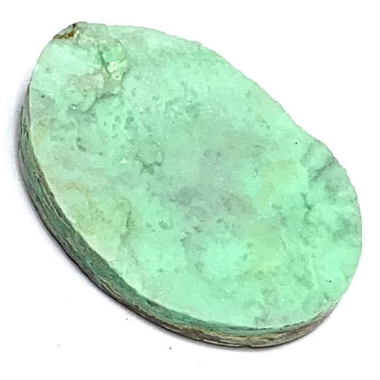 One of a Kind Chrysoprase Druzy Cabochon-36 x 26mm (CAB4944)