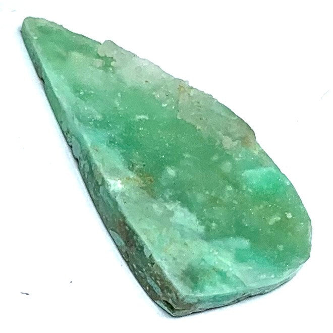 One of a Kind Chrysoprase Druzy Cabochon-37 x 19mm (CAB4958)