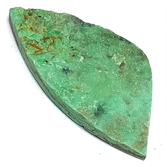 One of a Kind Chrysoprase Druzy Cabochon-46 x 32mm (CAB4963)