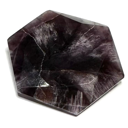 RARE-One of a Kind Quality Trapiche Amethsyt Faceted Stone-35mm