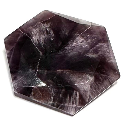 RARE-One of a Kind Quality Trapiche Amethsyt Faceted Stone-35mm