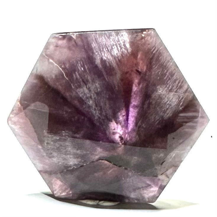 RARE-One of a Kind Quality Trapiche Amethsyt Faceted Stone-35mm