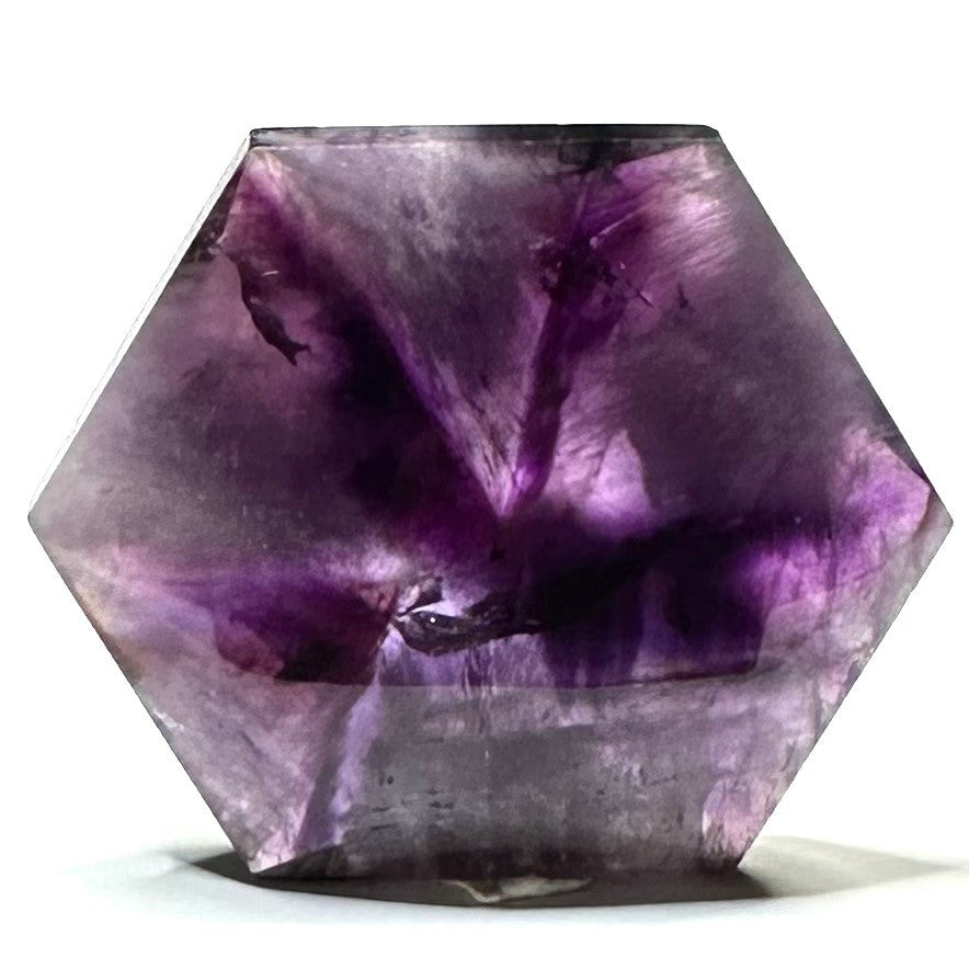 RARE-One of a Kind Quality Trapiche Amethsyt Faceted Stone-40mm