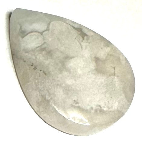 One of a Kind Black Flower Agate Cabochon-32 x 22mm (CAB5369)
