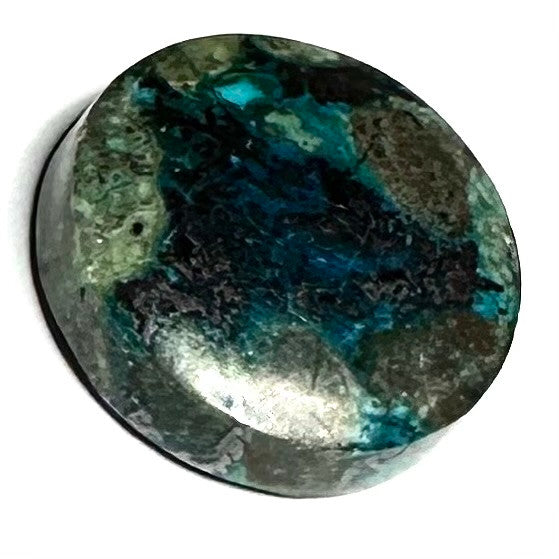 RARE-One of a Kind Copper in Chrysocolla Cabochon-26mm (CAB5380)
