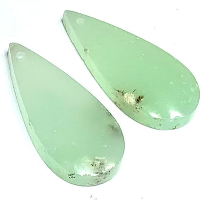 One of a Kind Chrysoprase Earring/Pendant Pair-27 x 12mm (SP4981)