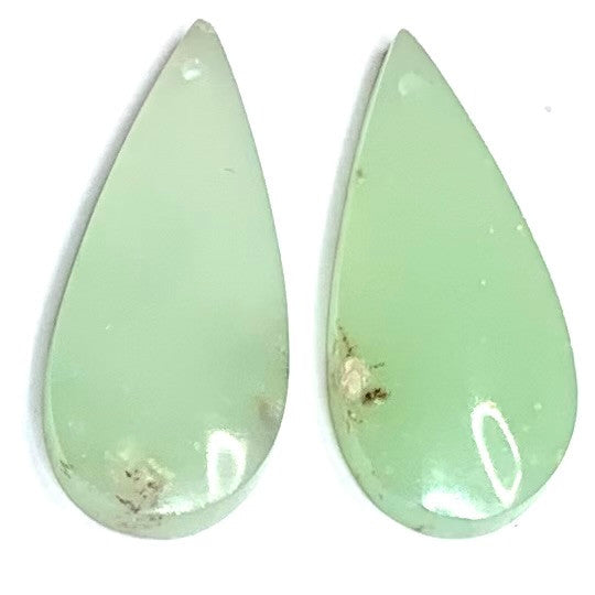 One of a Kind Chrysoprase Earring/Pendant Pair-27 x 12mm (SP4981)