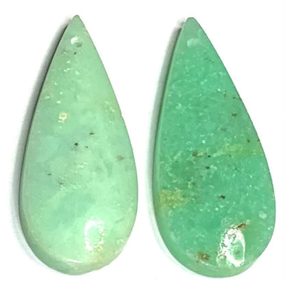 One of a Kind Chrysoprase Earring/Pendant Pair-28 x 12mm (SP4984)