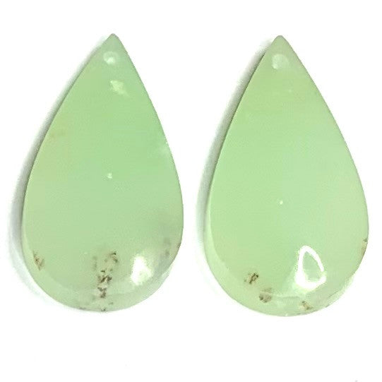 One of a Kind Chrysoprase Earring/Pendant Pair-25 x 13mm (SP4985)