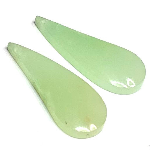 One of a Kind Chrysoprase Earring/Pendant Pair-27 x 10mm (SP4986)