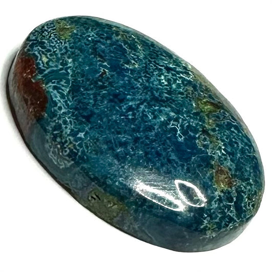 One of a Kind Chrysocolla Cabochon-27 x 20mm