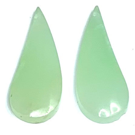 One of a Kind Chrysoprase Earring/Pendant Pair-27 x 10mm (SP4986)