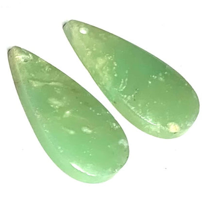 One of a Kind Chrysoprase Earring/Pendant Pair-24 x 12mm (SP4987)