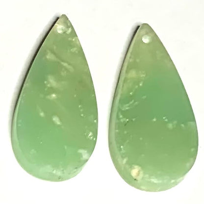 One of a Kind Chrysoprase Earring/Pendant Pair-24 x 12mm (SP4987)