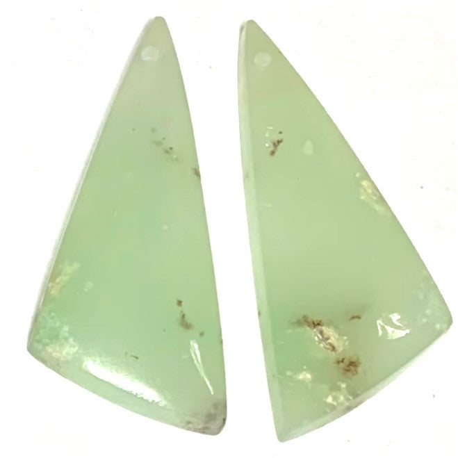 One of a Kind Chrysoprase Earring/Pendant Pair-31 x 15mm (SP4992)