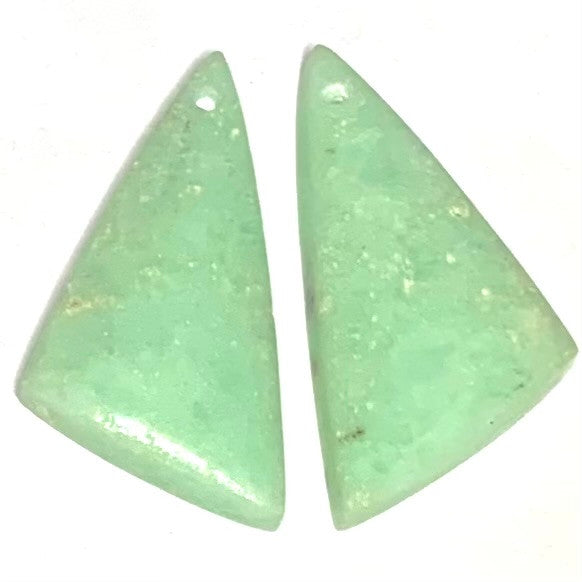 One of a Kind Chrysoprase Earring/Pendant Pair-27 x 16mm (SP4997)