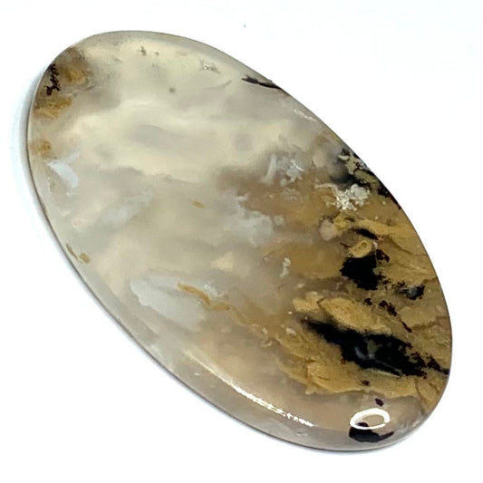 One of a Kind Dendritic Opal Druzy Cabochon-38 x 24mm (CAB5014)