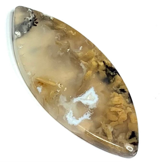 One of a Kind Dendritic Opal Druzy Cabochon-47 x 21mm (CAB5017)