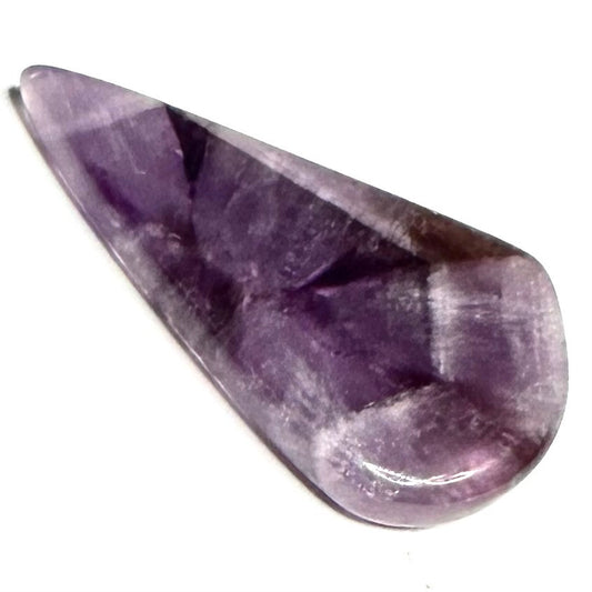 RARE-One of a Kind Trapiche Amethyst Cabochon-35 x 19mm