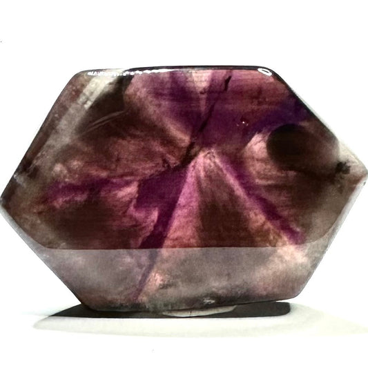 RARE-One of a Kind Trapiche Amethyst Cabochon-38 x 32mm