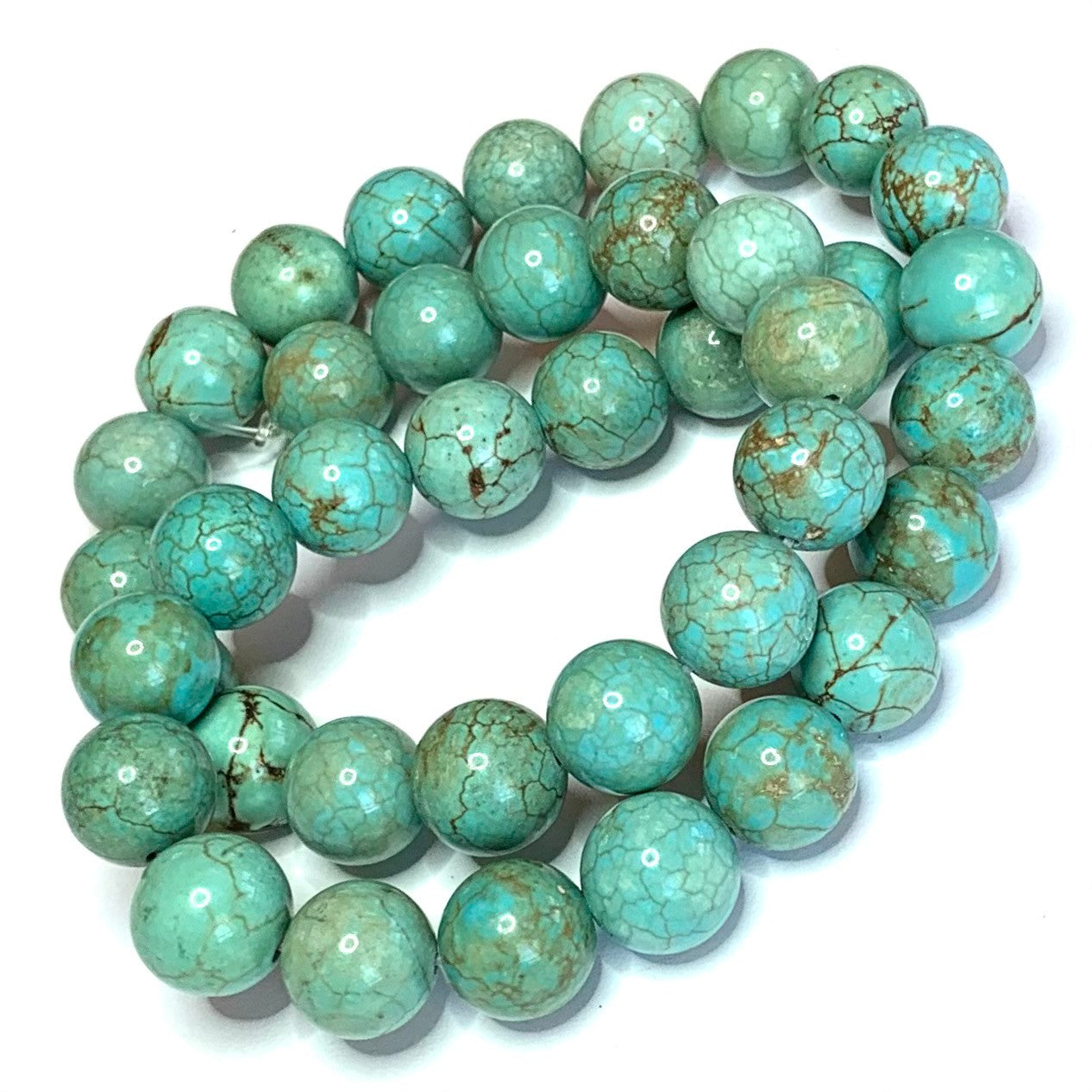 Robin's Egg Blue Turquoise 10m Round Beads (SP3688)
