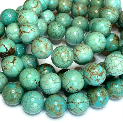 Robin's Egg Blue Turquoise 10m Round Beads (SP3688)
